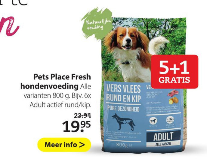 Pets Place Huismerk   hondenvoer folder aanbieding bij  Pets Place - details