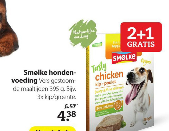 Smolke   hondenvoer folder aanbieding bij  Pets Place - details