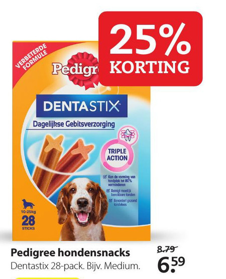 Pedigree Dentastix   hondensnacks folder aanbieding bij  Pets Place - details