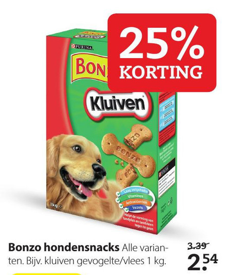 Bonzo   hondensnacks folder aanbieding bij  Pets Place - details