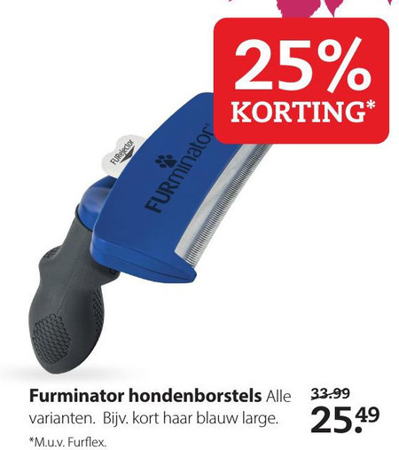 Furminator   huisdierenkam folder aanbieding bij  Pets Place - details