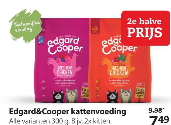 Edgard and Cooper   kattenvoer folder aanbieding bij  Pets Place - details