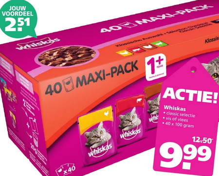 Whiskas   kattenvoer folder aanbieding bij  Ranzijn Tuin en Dier - details