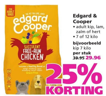 Edgard and Cooper   hondenvoer folder aanbieding bij  Ranzijn Tuin en Dier - details