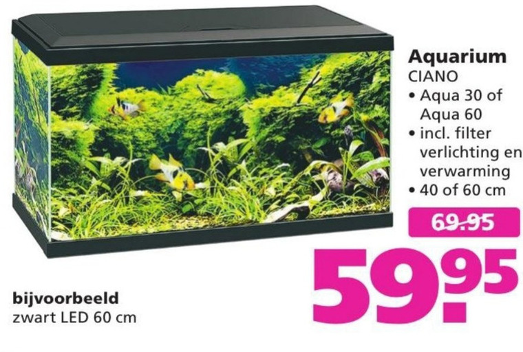 Ciano   aquarium folder aanbieding bij  Ranzijn Tuin en Dier - details