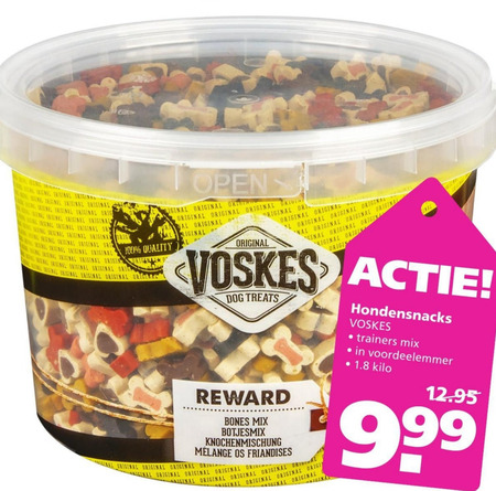 Voskes   hondensnacks folder aanbieding bij  Ranzijn Tuin en Dier - details