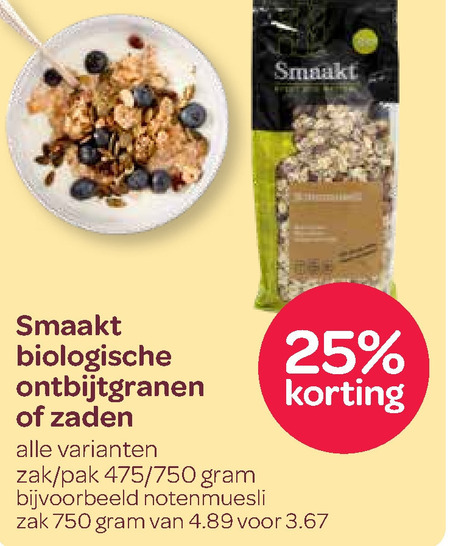 Smaakt   cereals folder aanbieding bij  Spar - details