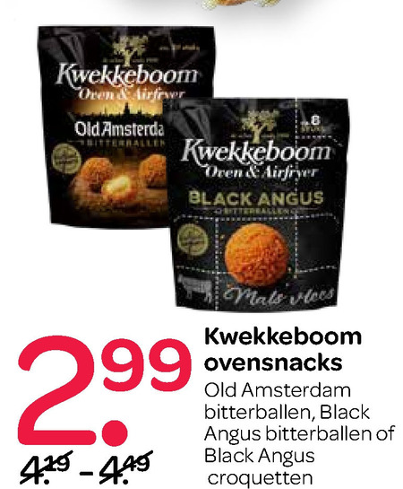 Kwekkeboom   snack, kroket folder aanbieding bij  Spar - details