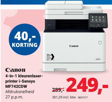 Canon   labelprinter, all-in-one printer folder aanbieding bij  Office Centre - details