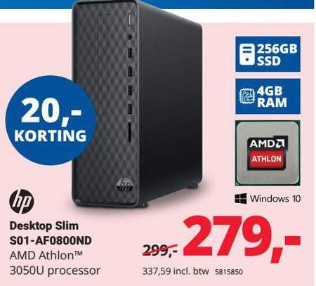 HP   pc systeem folder aanbieding bij  Office Centre - details