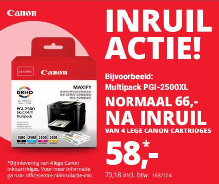 Canon   printerinkt folder aanbieding bij  Office Centre - details