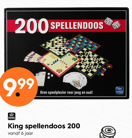 King   spellendoos folder aanbieding bij  Blokker - details