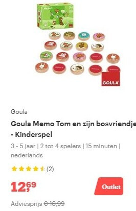 Goula   kinderspelletje folder aanbieding bij  Bol.com - details