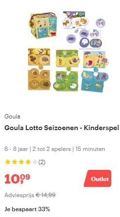 Goula   kinderspelletje folder aanbieding bij  Bol.com - details