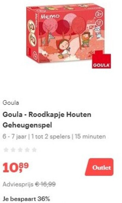 Goula   kinderspelletje folder aanbieding bij  Bol.com - details