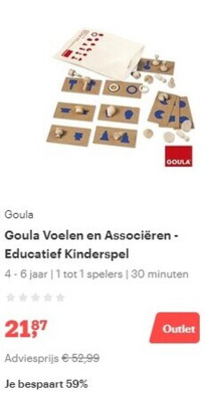 Goula   kinderspelletje folder aanbieding bij  Bol.com - details