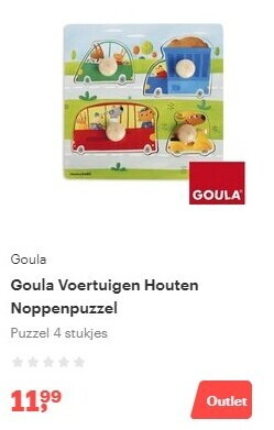 Goula   houten puzzel folder aanbieding bij  Bol.com - details