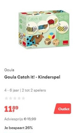 Goula   kinderspelletje folder aanbieding bij  Bol.com - details