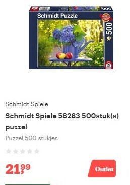 Schmidt   legpuzzel folder aanbieding bij  Bol.com - details