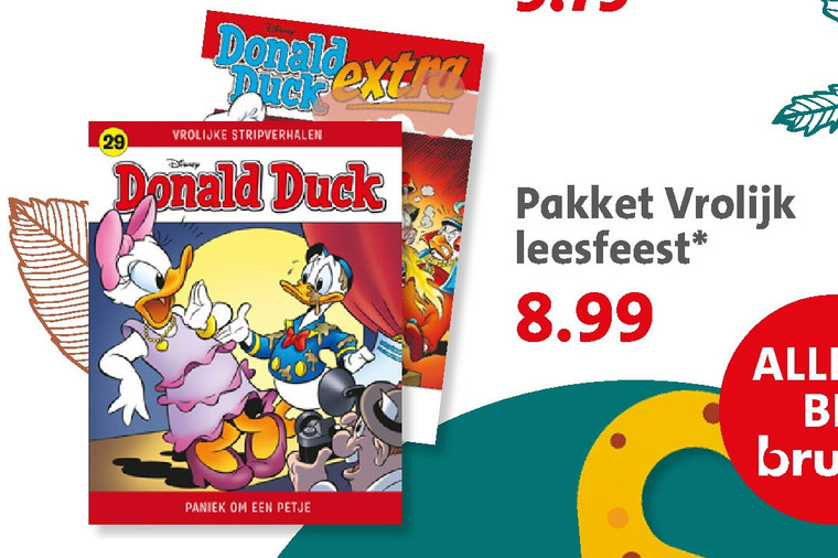 Donald Duck   stripboek folder aanbieding bij  Bruna - details