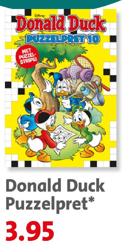 Donald Duck   puzzelboek folder aanbieding bij  Bruna - details