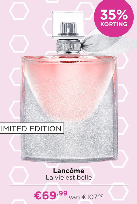 Mier rand capaciteit Lancome eau de parfum folder aanbieding bij Ici Paris XL - details