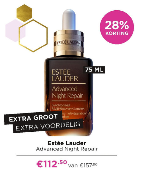 Estee Lauder   nachtcreme folder aanbieding bij  Ici Paris XL - details