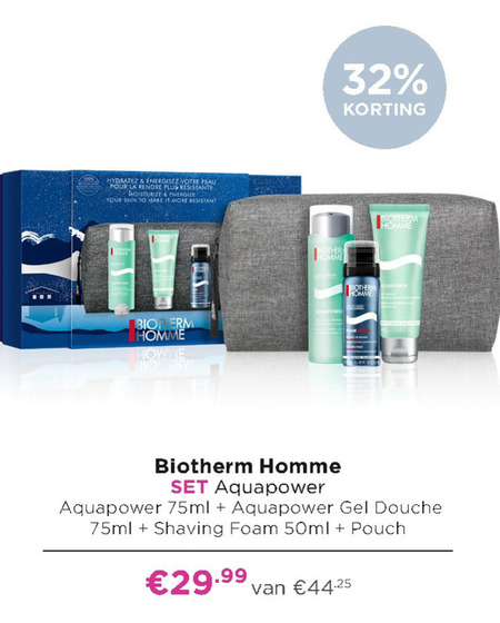 Biotherm   heren gezichtsverzorging folder aanbieding bij  Ici Paris XL - details