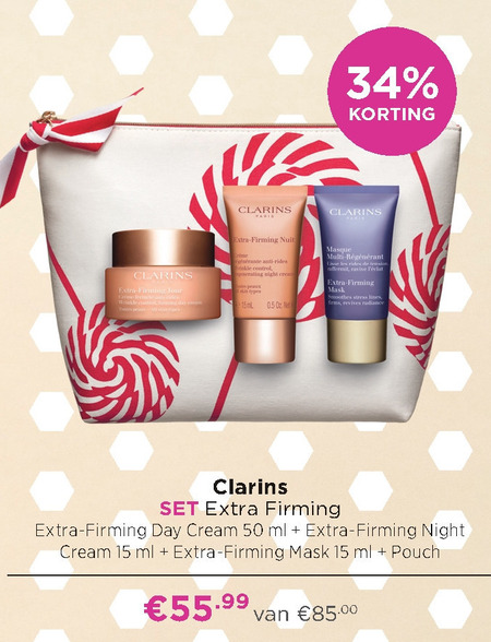 Clarins   nachtcreme, dagcreme folder aanbieding bij  Ici Paris XL - details