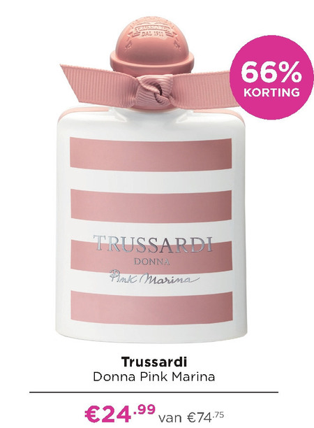 Trussardi   eau de parfum folder aanbieding bij  Ici Paris XL - details