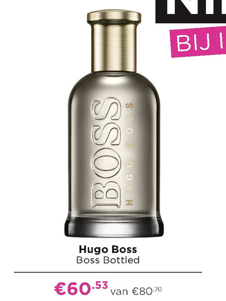 Hugo Boss   eau de toilette folder aanbieding bij  Ici Paris XL - details