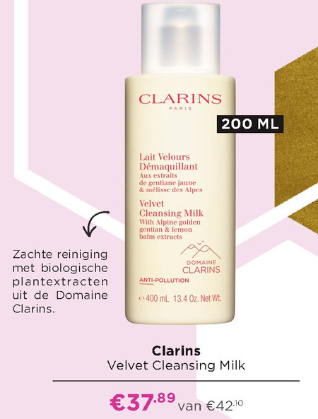 Clarins   reinigingslotion folder aanbieding bij  Ici Paris XL - details