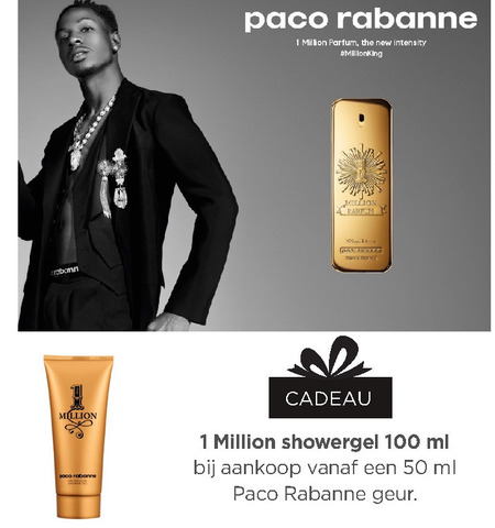 Paco Rabanne   eau de toilette folder aanbieding bij  Ici Paris XL - details