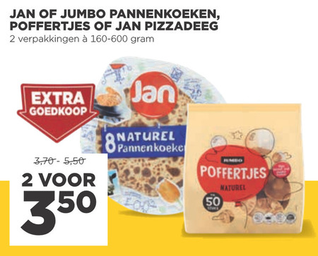 Jumbo Huismerk   poffertjes, pizzadeeg folder aanbieding bij  Jumbo - details