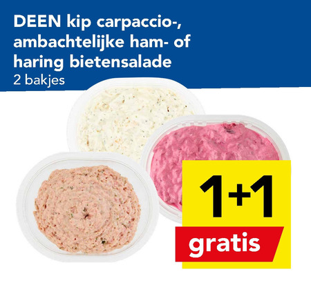 Deen Huismerk   salade folder aanbieding bij  Deen - details