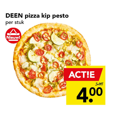 Deen Huismerk   verse pizza folder aanbieding bij  Deen - details