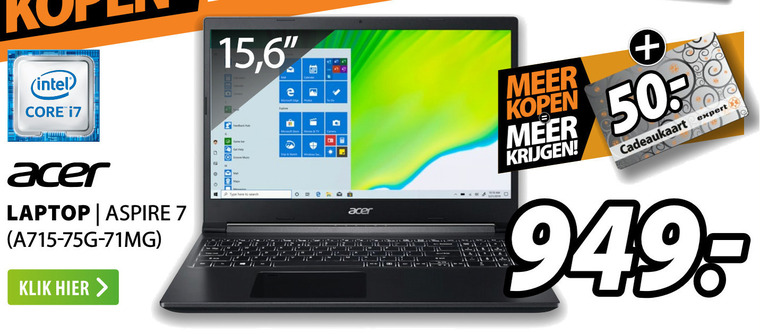 Acer   notebook folder aanbieding bij  Expert - details