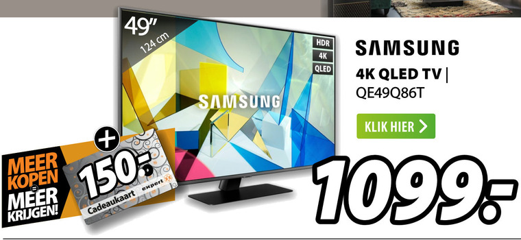 Samsung   4k ultrahd televisies folder aanbieding bij  Expert - details