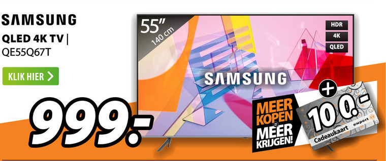 Samsung   4k ultrahd televisies folder aanbieding bij  Expert - details