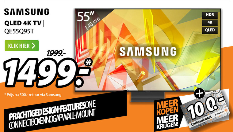 Samsung   4k ultrahd televisies folder aanbieding bij  Expert - details