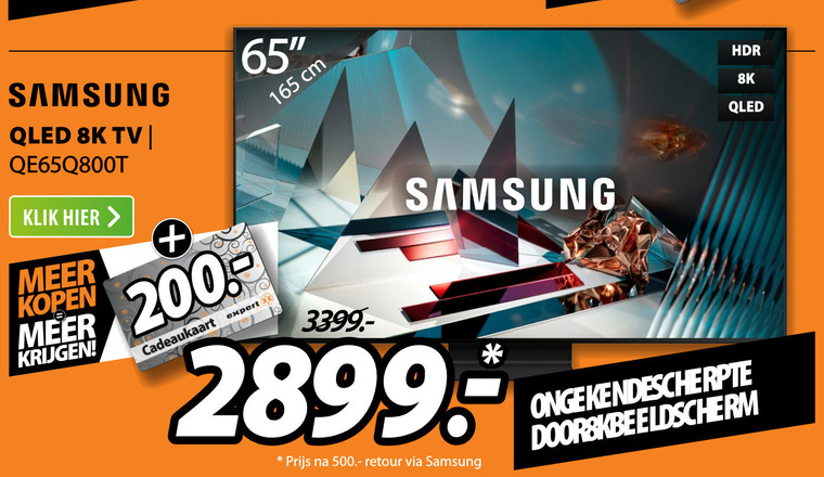 Samsung   4k ultrahd televisies folder aanbieding bij  Expert - details