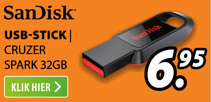 SanDisk   usb stick folder aanbieding bij  Expert - details