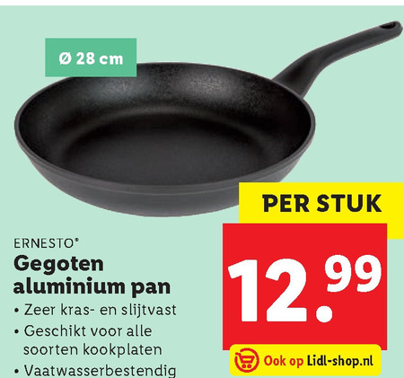 Ernesto   koekenpan folder aanbieding bij  Lidl - details