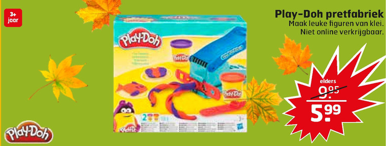 Play-Doh   kleispeelsets folder aanbieding bij  Trekpleister - details