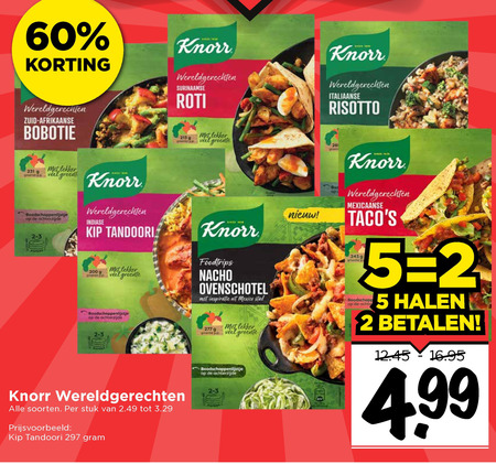 Knorr   maaltijdmix folder aanbieding bij  Vomar - details