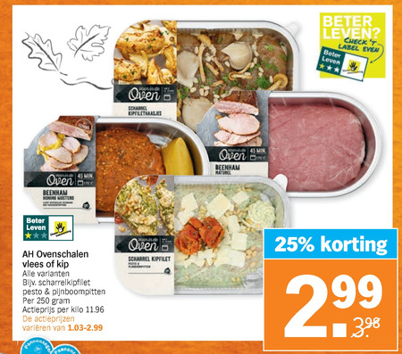 Albert Heijn Huismerk   ovenschotel, kipovenschotel folder aanbieding bij  Albert Heijn - details