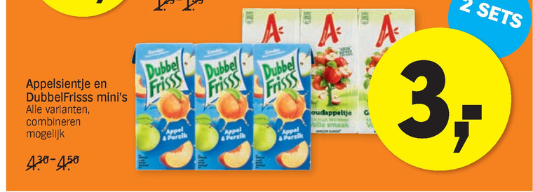 Appelsientje   fruitdrank folder aanbieding bij  Albert Heijn - details