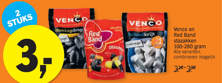 Red Band   snoep, drop folder aanbieding bij  Albert Heijn - details