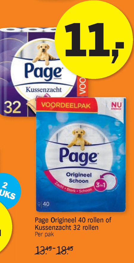 Page   toiletpapier folder aanbieding bij  Albert Heijn - details