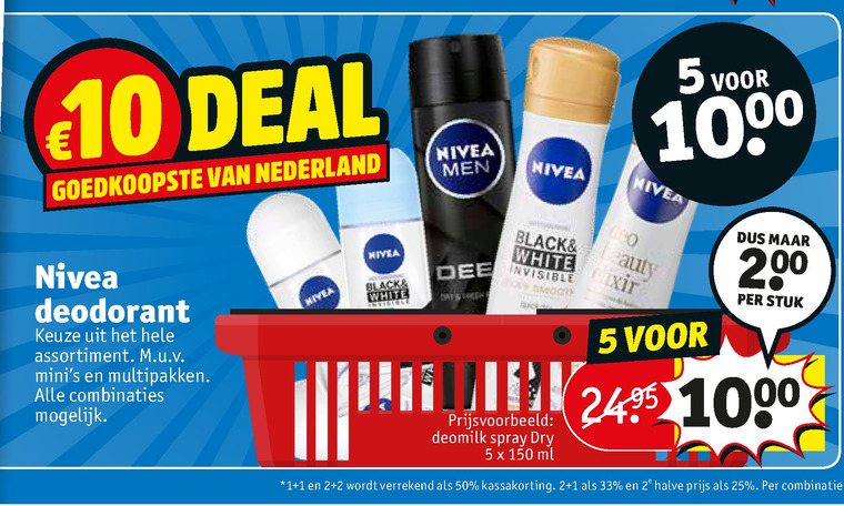 Nivea   deodorant folder aanbieding bij  Kruidvat - details